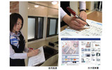 【左】使用風景 【右】出力提案書の画像