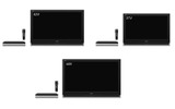AQUOS Xシリーズ(左上から時計回りに、LC-42XJ1/LC-37XJ1/LC-46XJ1)の画像