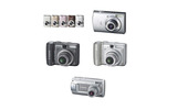 左上から右へ、「20 IS」「910 IS」「A590 IS」「A580」「A470」の画像