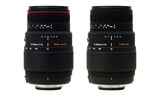 左から、「APO 70-300mm F4-5.6 DG MACRO」「70-300mm F4-5.6 DG MACRO」の画像