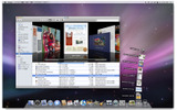 Mac OS X Leopardの画面の画像