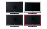 BRAVIA J1シリーズ(左上から時計回りに、ブラック/ホワイト/レッド/ブラウン)の画像