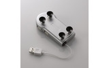 吸盤付きUSB4ポートハブの画像