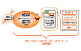 グローバルデータセンター マネージドパッケージ提供概念図の画像