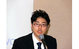 日本の仮想化ソフトウェア市場の動向を紹介するIDCジャパンのソフトウェアリサーチアナリスト入谷氏の画像