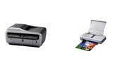 左から、PIXUS MX7600とiP100の画像