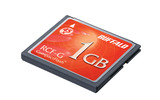 　バッファローは、アクセス速度を高速化させたコンパクトフラッシュ「RCF-Gシリーズ」を9月下旬から販売する。従来製品のRFC-Xシリーズと比較して約3倍の高速化が図られている。の画像