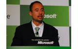 マイクロソフト執行役常務ビジネス＆マーケティング担当の佐分利ユージン氏の画像