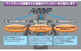 アンプポットに搭載された先進のテクノロジーの画像