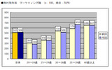 年代別年収 マーケティング職の画像