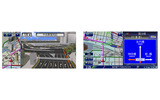 表示画面(左:3D交差点拡大/右:方面看板表示)の画像