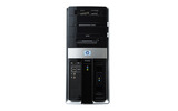 下部には左右に開く「HP バタフライドア」が。左側にはIEEE1394×1、USB×2、ヘッドホン/マイク端子を装備。右側は3.5インチタイプの「HPパーソナル・メディア・ドライブ」を格納するベイがの画像