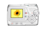 CAMEDIA X-450 背面の画像