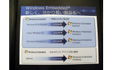 Windows Embedded製品は、汎用向けと特定用途向けの2つのカテゴリに分かれ、新しい名称体系となる。の画像
