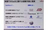 　SaaSの導入は米国が牽引し大企業にも浸透している——。イベント「Salesforce LIVE ’08」のセッションでは、富士通の菅原道隆氏が「経営者・IT部門・現場の悩みとその解決〜米国先進事例と国内の取り組み〜」にて米国におけるSaaSの現状を語った。の画像