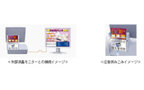 e-Signageビューアによる外部モニタ接続とPOPによる集客の画像