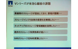 　ネットアップは10日、異なるベンダーのストレージを一括して管理できる仮想化システム「Vシリーズ」の提供を開始した。今のところIBM、HP、日立製作所、EMC、富士通、3PARの各製品で接続が確認されている。の画像
