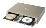 世界初のブルーレイとDVD-R/RWのツイントレイの画像
