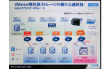 　「ITpro EXPO 2008 Autumn」のアイシロン・システムズのブースでは、10ギガビットイーサポートを搭載したストレージアクセラレータ「Isilon IQ Accelerator-x」のデモンストレーションを行っている。の画像