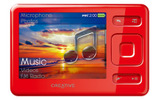CREATIVE ZEN 4GB レッドモデルの画像