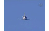 　NASA TVは、地球へ帰還するエンデバーを中継した。ミッションを終了したエンデバーは無事エドワーズ空軍基地に着陸。の画像