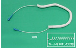 NTTアドバンステクノロジ(NTT-AT)は、長さ調節が容易なカール式の光コード「@くる。」を発売した。の画像