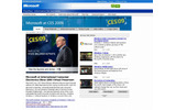 特設サイト「Microsoft at CES 2009」の画像