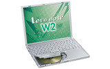 12.1型XGA液晶、DVDスーパーマルチドライブ搭載のLet'snote W2Fの画像