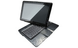 液晶部分が回転しタブレットPCのようにも使えるの画像