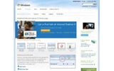 「Internet Explorer 8」公式サイト（www.microsoft.com/ie8）の画像