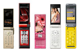 左よりPremier3、H001、S001、T001、CA001、の画像
