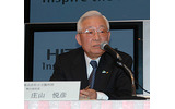 日立製作所と松下電器産業は7日、プラズマディスプレイパネル(PDP)事業の包括的協業で合意し、日立の庄山悦彦社長と松下の中村邦夫社長が共同で記者会見した。の画像