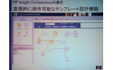 HP Insight Orchestrationのリソースの設計画面。GUIで簡単に設計できるの画像