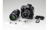 今回使用される「E-3」や交換レンズ「ZUIKO DIGITAL」などの機材の画像