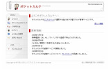 「ポケットカルテ」サイトの画像