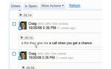 「Google Voice」では、ボイスメール(留守電)は自動的にテキストに変換されるの画像