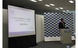 同社代表取締役社長　細野昭雄氏の挨拶の画像