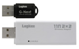 LAN-WN22/U2とのサイズ比較の画像