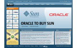 米サン・マイクロシステムズのサイトの画像
