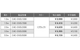 CAC-DVDLBKシリーズ価格表の画像