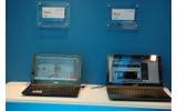 インテルブースで展示されていた各社のWiMAX搭載ノートPCやネットブックなどの画像