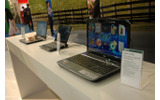 ブースにはWiMAX搭載製品として「Aspire 3810T」、「Aspire One 531h」、「Aspire 5738G」の3製品がみられたの画像