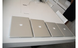 左からMacBook Pro17/15/13型、MacBook Airの画像