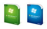 「Windows 7 HomePremium アップグレード版」と「Windows 7 Professional アップグレード版」の画像