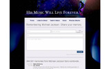 「www.michaeljackson.com」では追悼コメントを書き込めるようになっているの画像