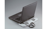 　エレコムは、ノートPC底部に送風することで温度を低減できる「冷え冷えクーラー」SX-CLシリーズを6月上旬に発売するの画像