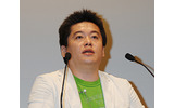 　ライブドアは15日、IEEE802.11b/g準拠の公衆無線LAN接続サービス「D-cubic」を提供すると発表した。利用料金は、初期設定費用が1,050円、月額料金が525円。堀江社長が待ち望んだサービスだと胸を張る。の画像