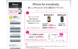 「iPhone for everybody」キャンペーンページの画像