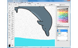 イラストを描くなら、やはりペンに勝るものはないだろう。Corel Painter Essentials 4には90種類以上のブラシツールがあり、表現豊かなイラストが描ける。さらに、単調な線画でも、さまざまな効果を自動的に適用して加工することが可能だの画像