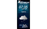 X WEATHER BLOG PARTSの画像